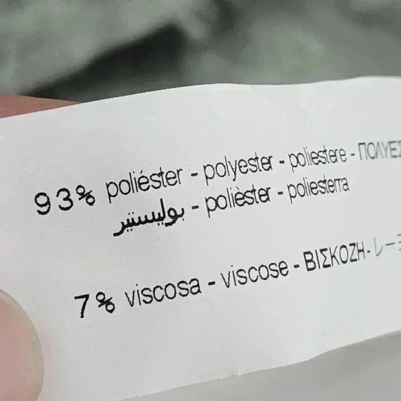 Zara Polka Dot Textured V neck Elastic Cuffs Chiffon Blouse S - Picture 7 of 8